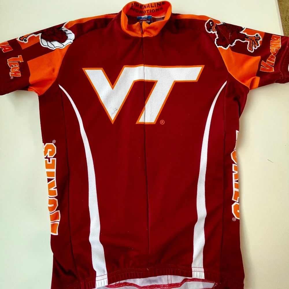 Cycling Jersey-Virginia Tech Hokies